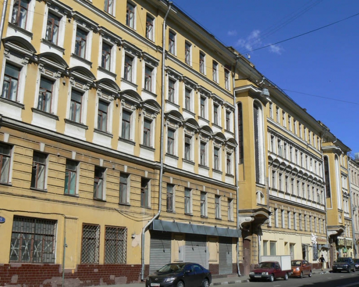Фасад в центре Москвы 